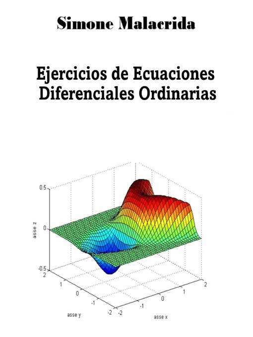 Cover image for Ejercicios de Ecuaciones Diferenciales Ordinarias